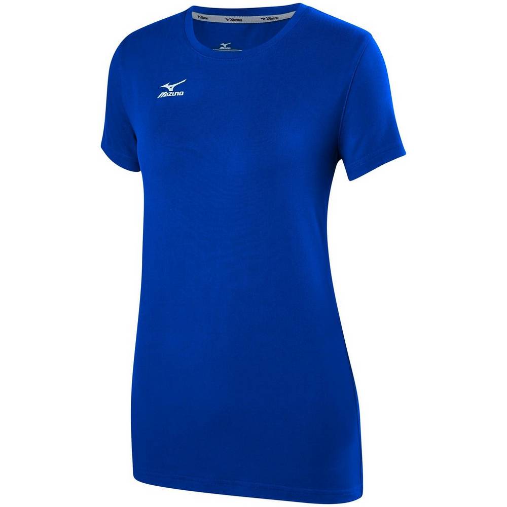 Womens Mizuno Attack 2.0 Volleyball T-Shirts Royal Philippines (FCAMIL205)